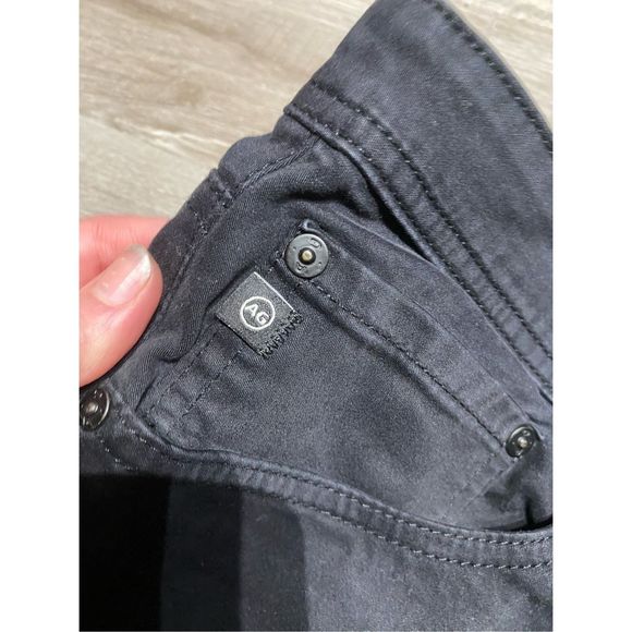 AG Everett SUD SUEDED SLIM STRAIGHT LEG Shadow Black Pants, Sz 38 x 36, MP $198 - Picture 5 of 13